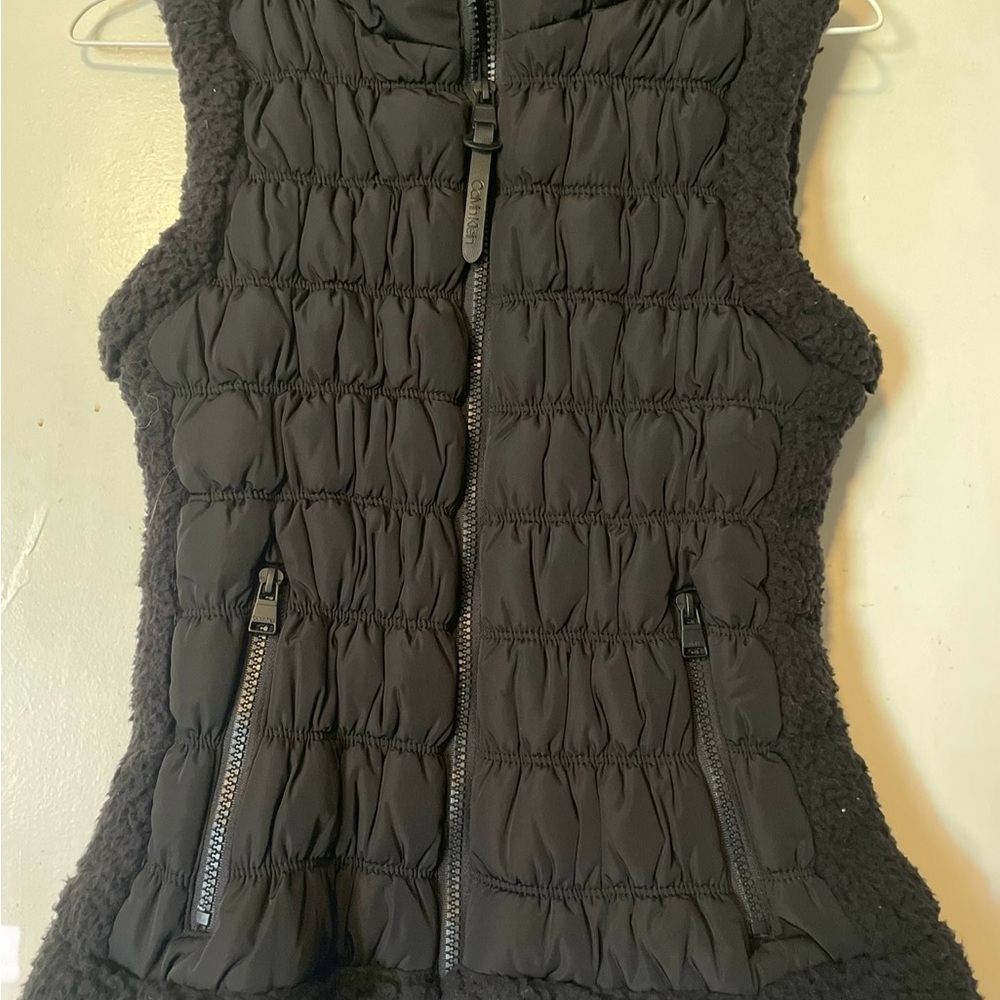 Calvin Klein Black Quilted Puffer Vest